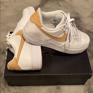 Nike Air Force 1 prm white/vachetta